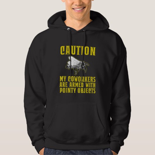 Bijen Beekeeper Punty Objecten Hoodie (Voorkant)