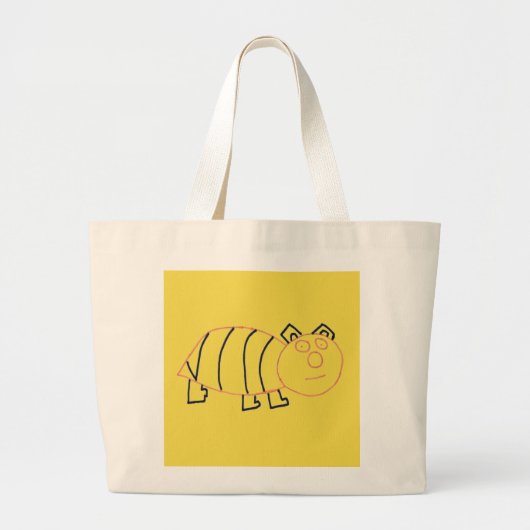 Bijen Beer Jumbo Tas (Voorkant)