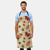 Bijen & bessen Schort (lg) (Gedragen)