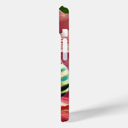 Bijen bestuiven een levendige hibiscusbloem Case-Mate iPhone case (Achterkant / Links)