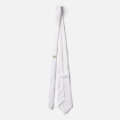 Bijen - Bieen-wit stropdas - Krawatte (Achterkant)