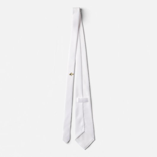 Bijen - Bieen-wit stropdas - Krawatte (Achterkant)