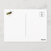 Bijen bijenkorf briefkaart (Achterkant)
