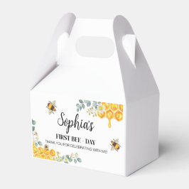 Bijen Birthday Favor Box Bumble Bee Bedankdoosjes