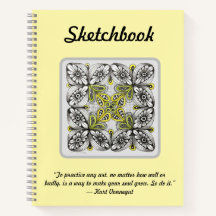 Bijen & Bloemen Handgetekende Doodle Schets