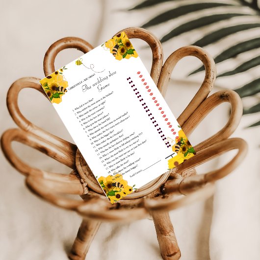 Bijen & Bloemenbruid & bruidegom Vrijgezellenfeest Aankondiging