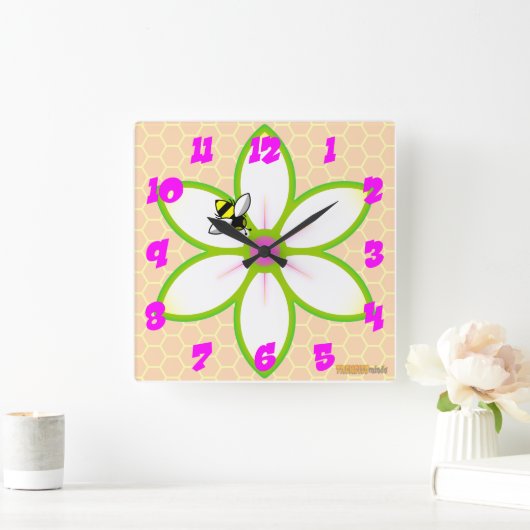 Bijen, Bloemhoningraat Vierkante Klok (Huis)