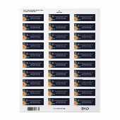 Bijen & Bloesems Retouradres Label (Full Sheet)