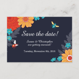 Bijen & Bloesems Save-the-Date Kaart