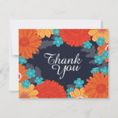 Bijen & Blossoms Dank-u Bedankkaart (Voorkant)