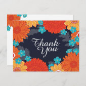 Bijen & Blossoms Dank-u Bedankkaart (Voorkant / Achterkant)