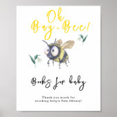 Bijen - Boeken voor baby Poster (Voorkant)