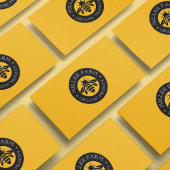 Bijen Boerderij imker Logo geel & zwart Visitekaartje