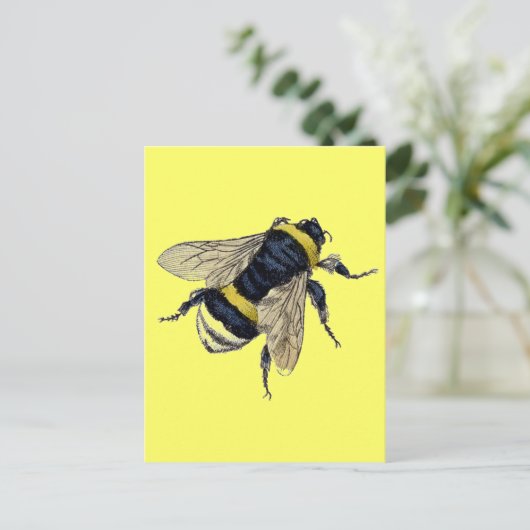 bijen briefkaart (Staand voorkant)