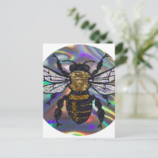 bijen briefkaart (Staand voorkant)