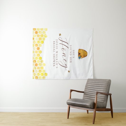 Bijen Bruiloft Feest Wandkleed (In Situ (horizontaal))