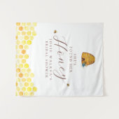 Bijen Bruiloft Feest Wandkleed (Voorkant (horizontaal))