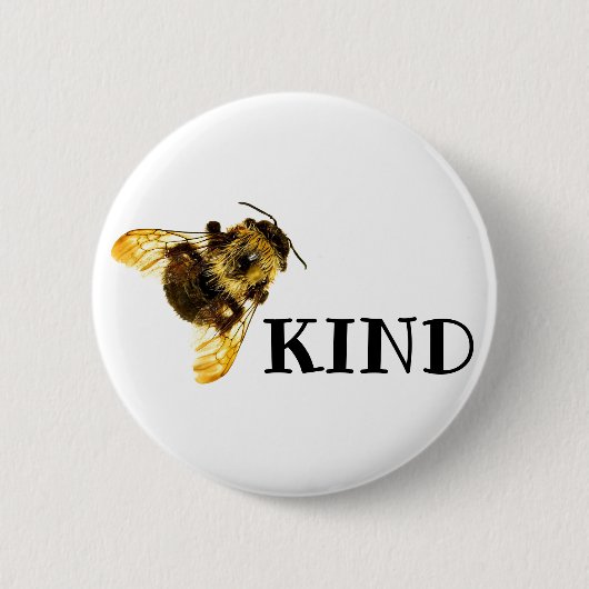 Bijen Bumblebees Button achterin (Voorkant)
