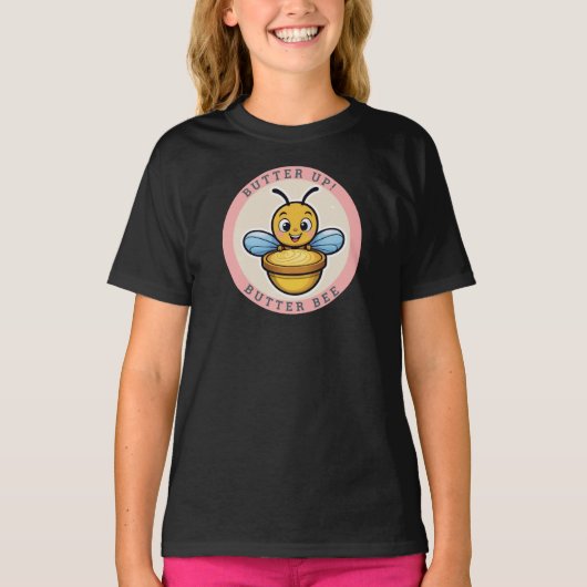 Bijen, Butter Bee voor bijenliefhebbers T-shirt (Voorkant)