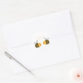 Bijen buzz honing liefde we lang samen zijn ronde sticker (Envelop)