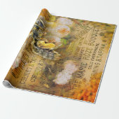 Bijen  cadeaupapier (Uitgerold)