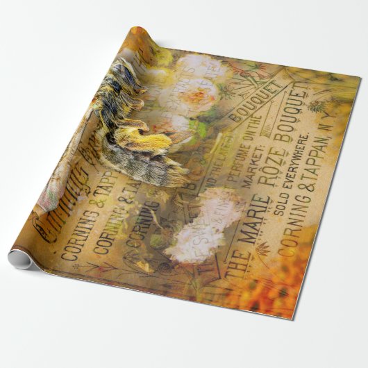 Bijen  cadeaupapier (Uitgerold)