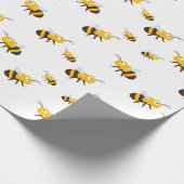 Bijen Cadeaupapier (Hoek)