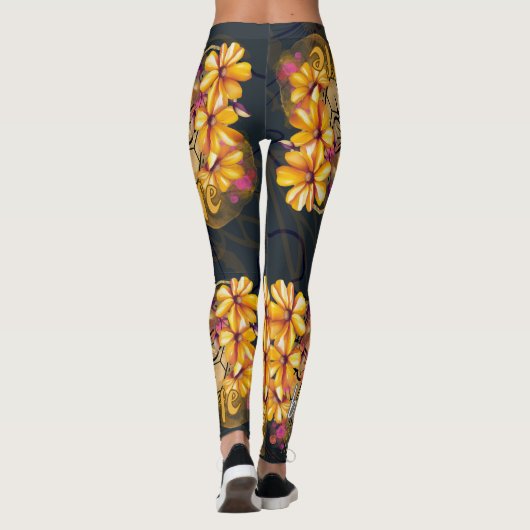Bijen, cafe leggings (Achterkant)