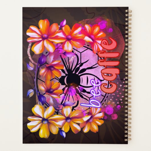 Bijen, cafe planner (Achterkant)