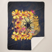 Bijen, cafe sherpa deken (Voorkant)