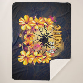 Bijen, cafe sherpa deken