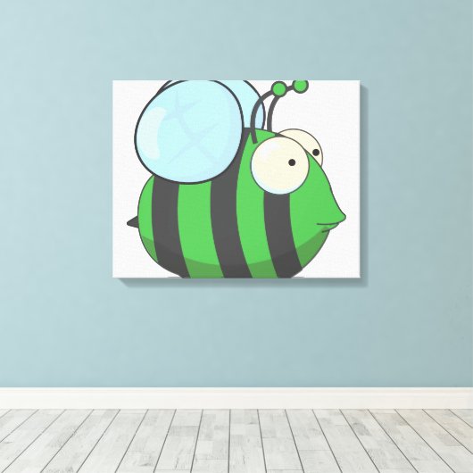 Bijen Canvas Afdruk (Insitu (Houten vloer))