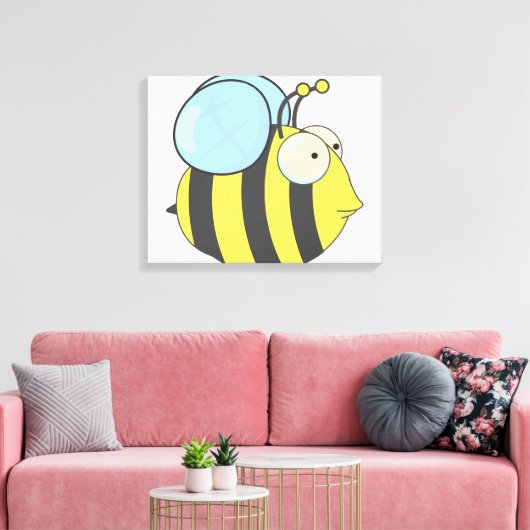 Bijen Canvas Afdruk (Insitu (Woonkamer))