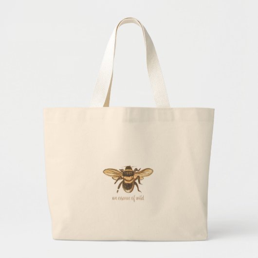 bijen Canvas tas | NATUUR CANVAS TAS (Voorkant)
