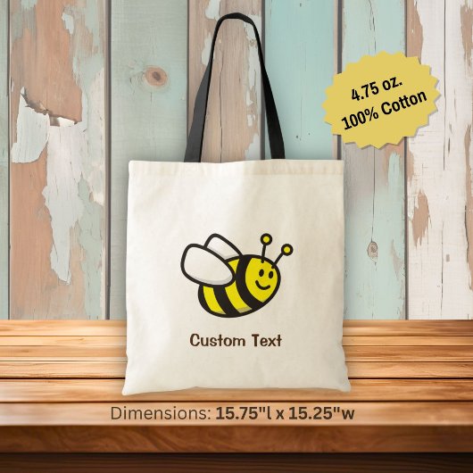 Bijen Cartoon Tote Bag