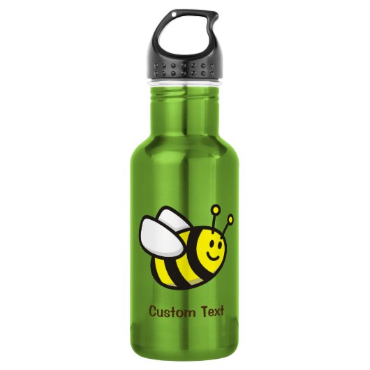 Bijen Cartoon Waterfles (Voorkant)