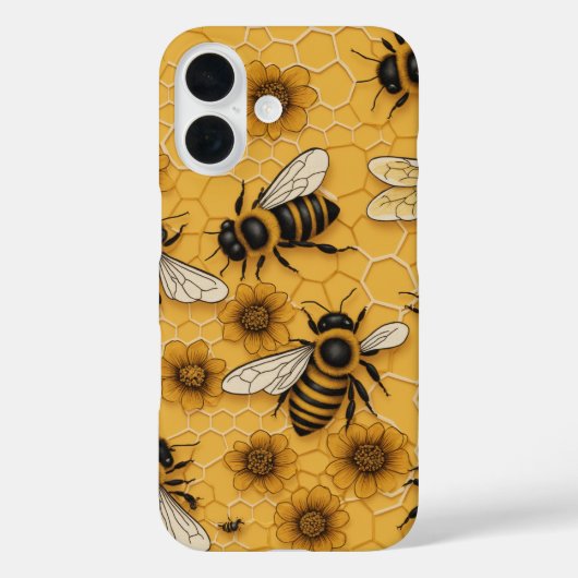 Bijen Case-Mate iPhone Case (Achterkant)