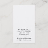 Bijen [citroen] op gradiënt [hemel] visitekaartje (Achterkant)