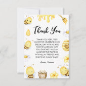 Bijen Dag Verjaardag  Bedankkaart (Voorkant)