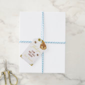 Bijen Dank u Label Birthday Baby shower Cadeaulabel (Met Touw)