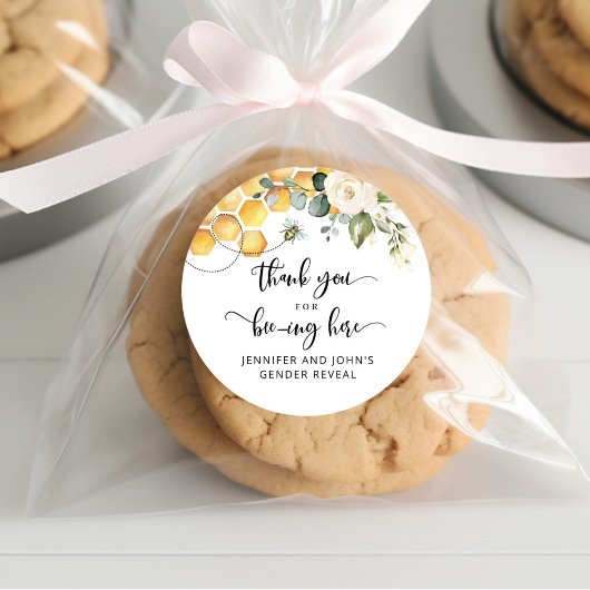 Bijen dank u voor het zijn hier stickers