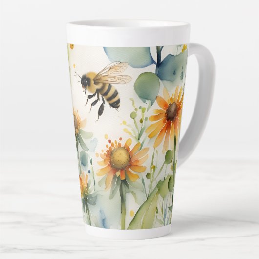 Bijen dansen hoge Mok (Rechterhoek)