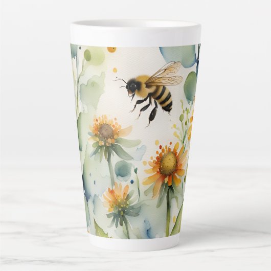 Bijen dansen hoge Mok (Voorkant)