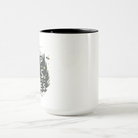 Bijen de verandering mok (Midden)