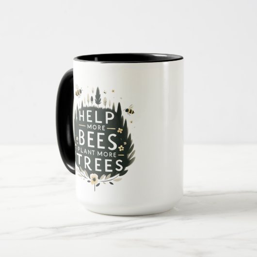 Bijen de verandering mok (Voorkant links)