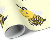 Bijen Design Cadeaupapier (Rol Hoek)