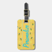 Bijen die gepersonaliseerd zijn bagagelabel (Voorkant verticaal)