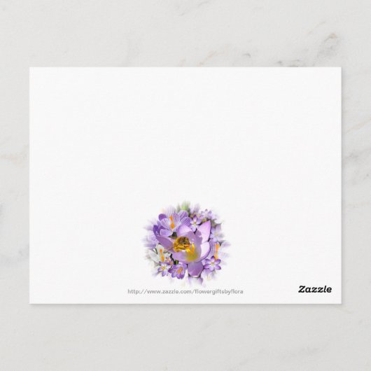 Bijen die Nectar verzamelen van het Briefkaart van (Achterkant)