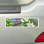 Bijen die vliegen bumpersticker (Op auto)
