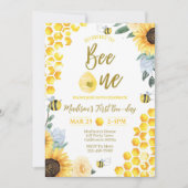 Bijen Eerste Verjaardag Uitnodiging Eerste Bijenda (Voorkant)